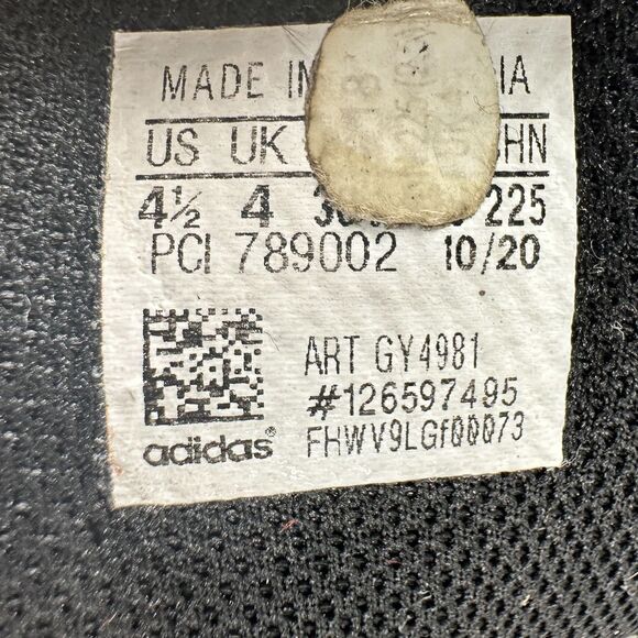 Adidas Superstar X Pharrell Williams Black Future GY4981 Youth Size 4.5 - Picture 4 of 9
